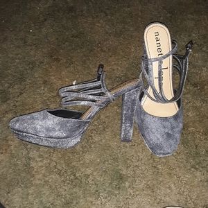 Nanette Lepore blue pumps sz 8
